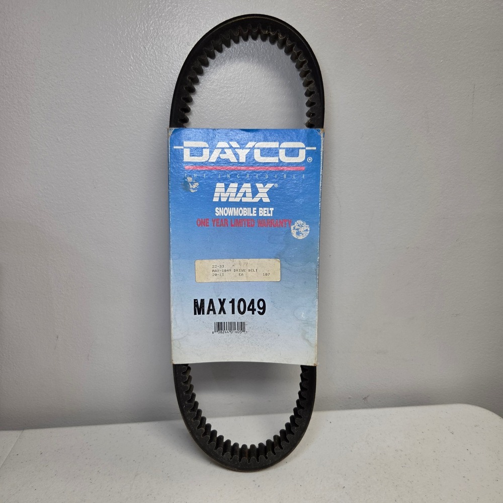 Dayco Max MAX1049 Snowmobile Drive‎ Belt Heavy Duty Performance